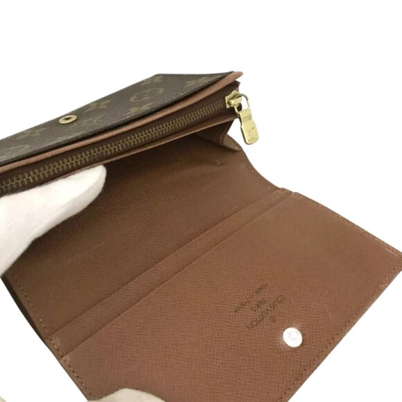 268141BO (L1) Louis Vuitton Wallet Porte Monnaie Billets Tresor Brown Monogram - Picture 5 of 9